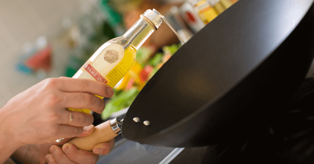 cooking with oil